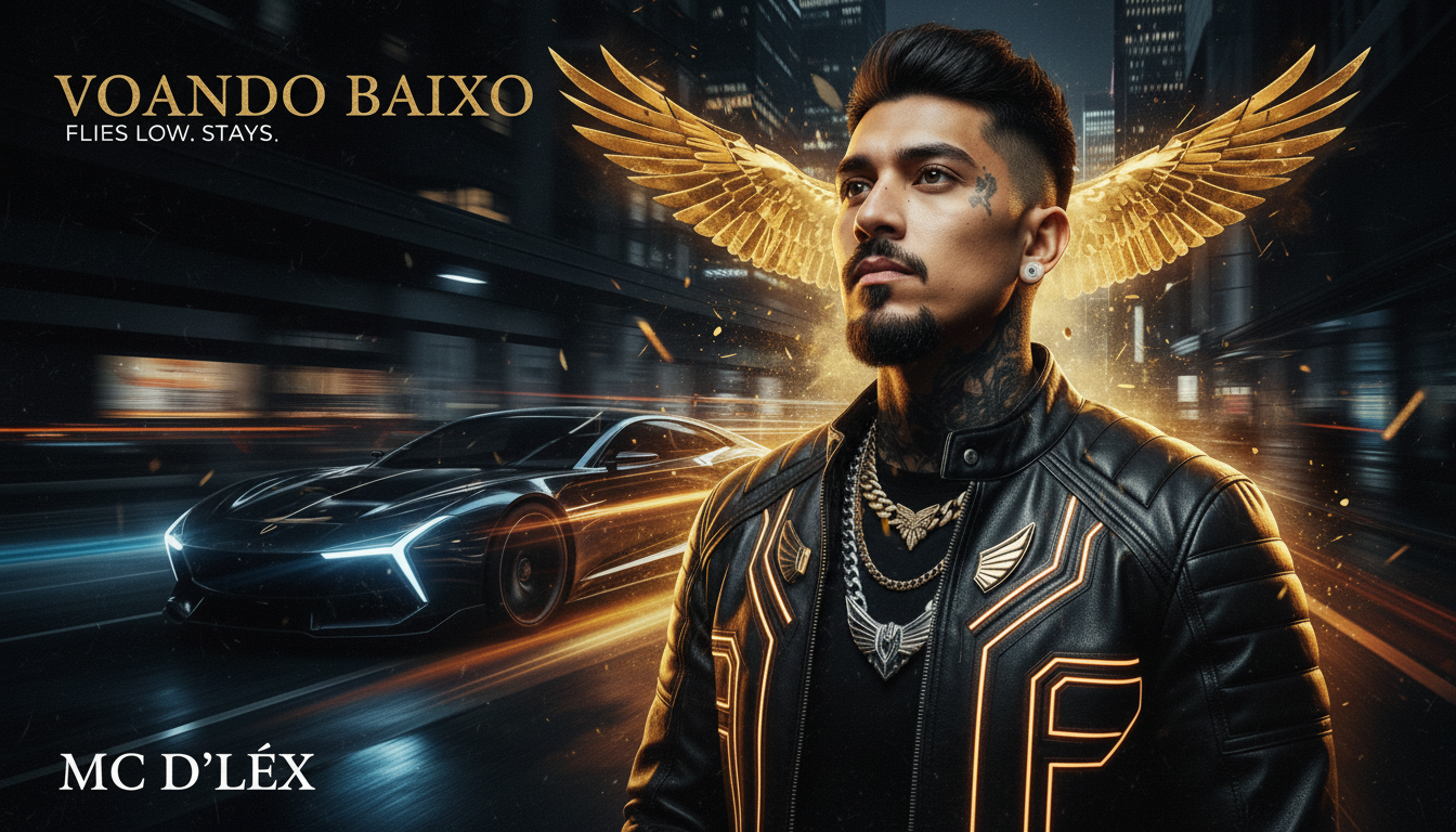 Voando Baixo - Capa do Single